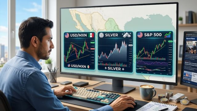 Peso mexicano, plata y S&P 500 26/05/2026