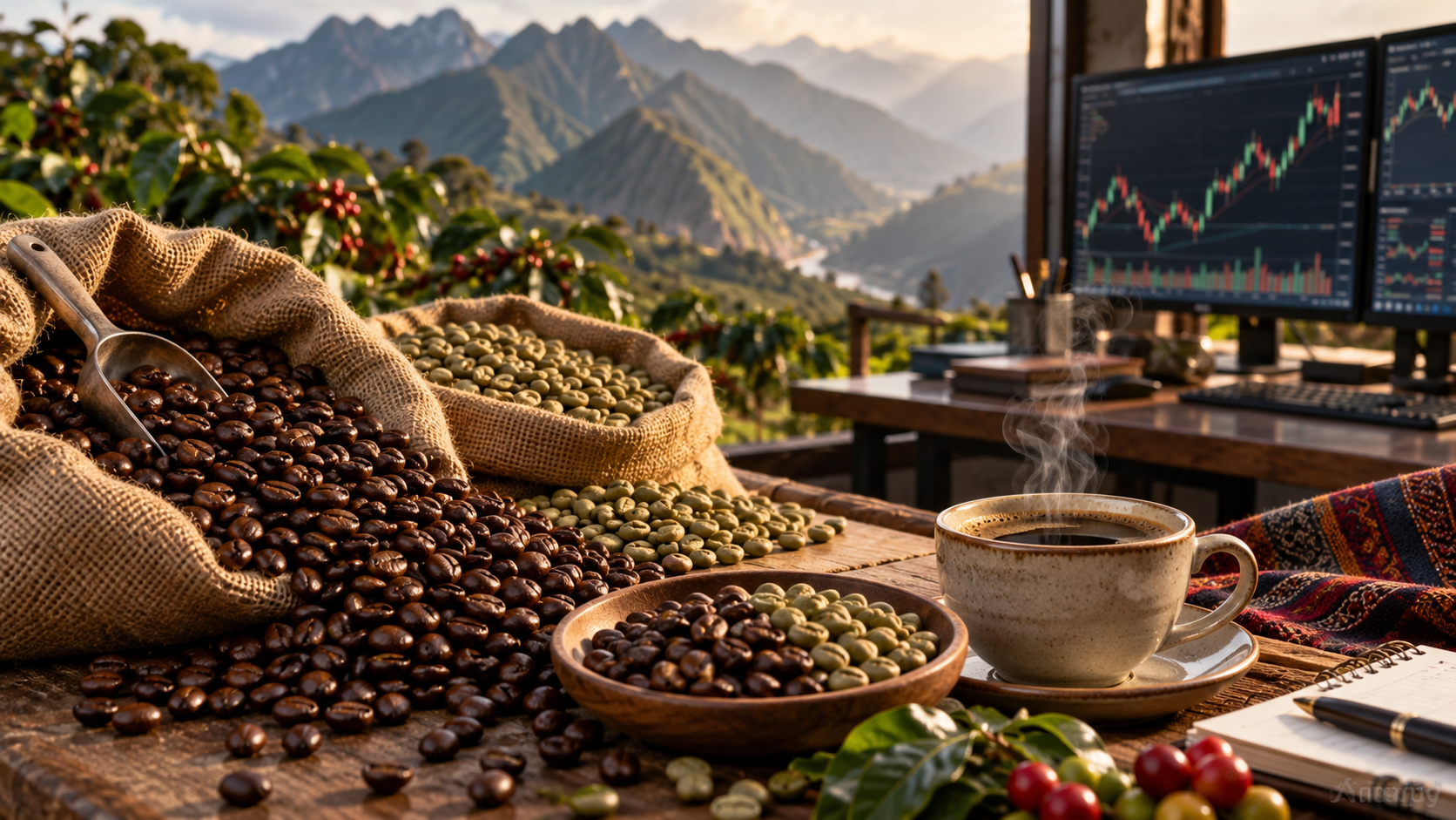 Café peruano, producción andina y seguimiento del mercado internacional. 13/10/2026